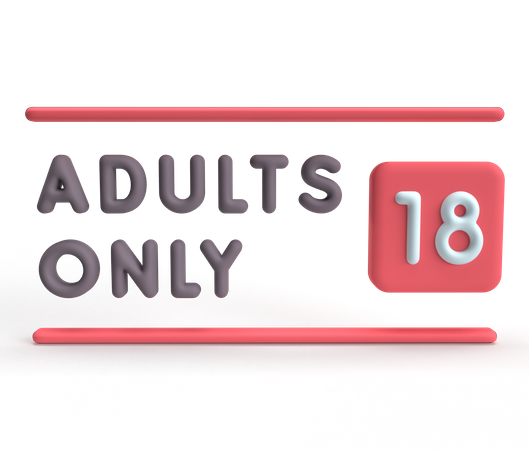 Adult Only  3D Icon