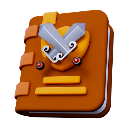 Adventure Book  3D Icon