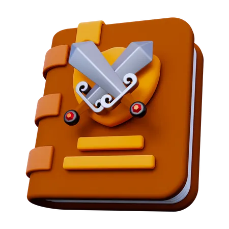 Adventure Book  3D Icon