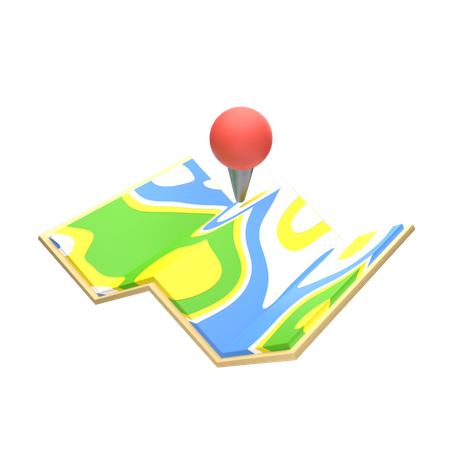 Adventure Map  3D Icon