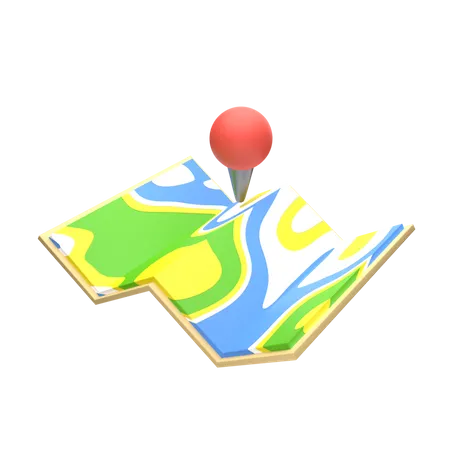 Adventure Map  3D Icon