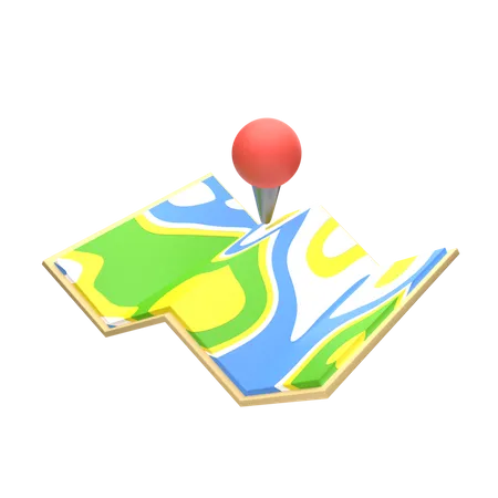 Adventure Map 3D Icon