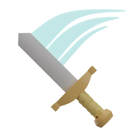 Adventure Sword  3D Illustration