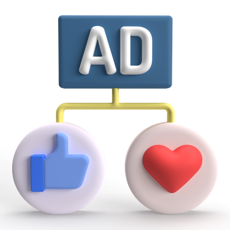 Advert  3D Icon