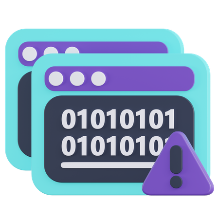 Advertencia de piratería  3D Icon