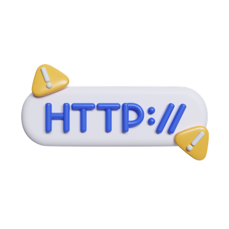 Advertencia de URL  3D Icon