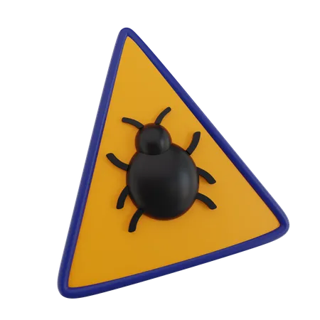 Advertencia de virus  3D Icon