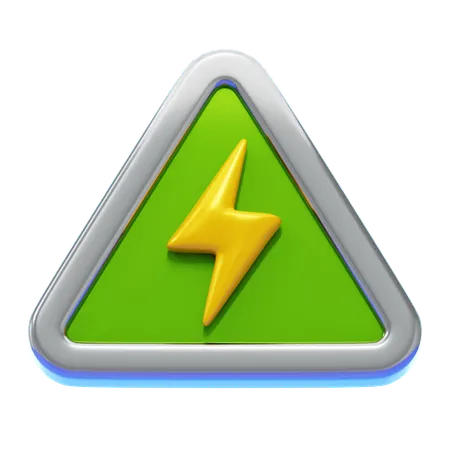 ADVERTENCIA DE DESCARGA ELÉCTRICA  3D Icon