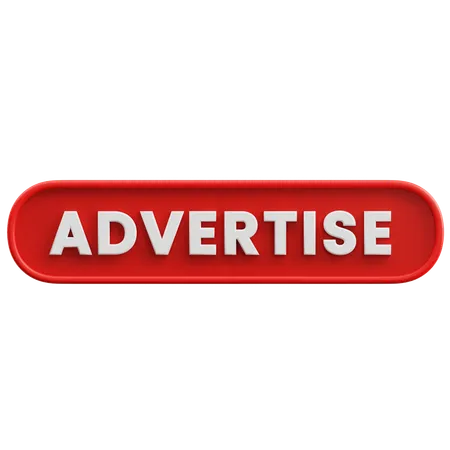 ADVERTISE  3D Icon