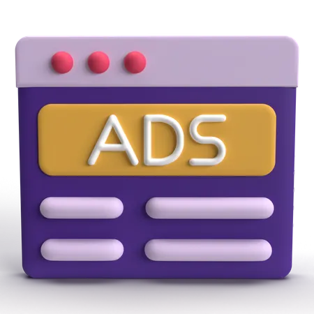 Advertise  3D Icon