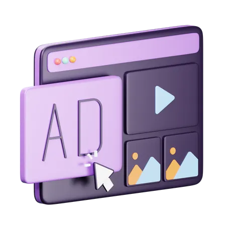 Advertisement  3D Icon