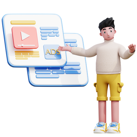 広告  3D Icon