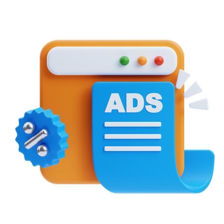 Advertisement  3D Icon