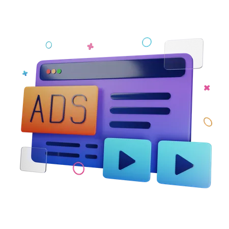 Advertisement  3D Icon