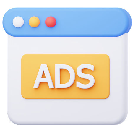 Advertisement  3D Icon