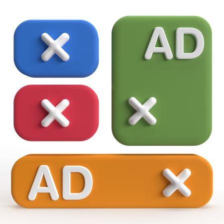 Advertisement  3D Icon