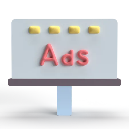 Advertisement  3D Icon