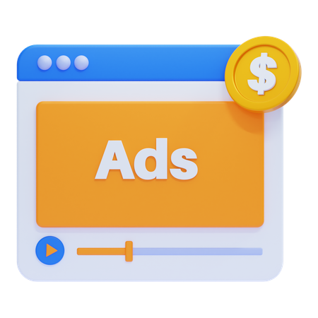 Advertisement  3D Icon
