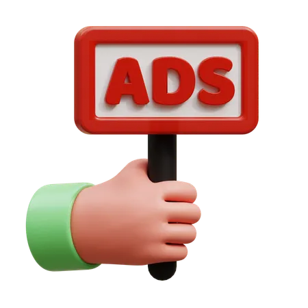 Advertisement Board  3D Icon