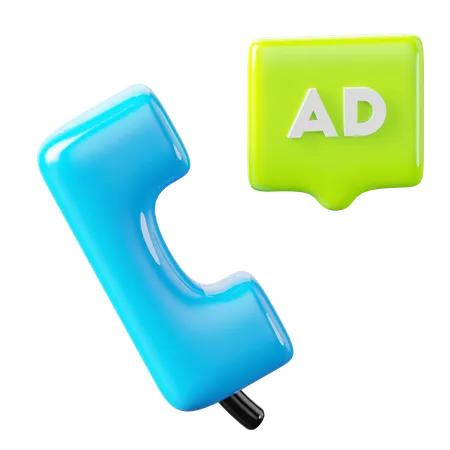 Advertisement Call 3D Icon