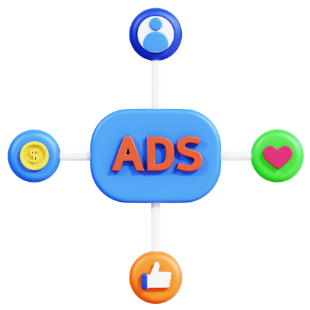 Advertisement Engagement  3D Icon