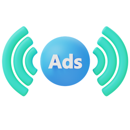Advertising  3D Icon
