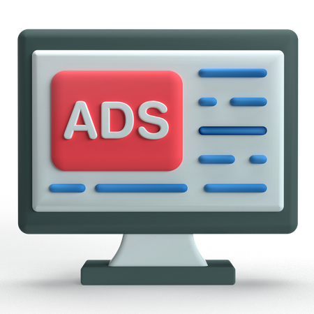 Advertising  3D Icon
