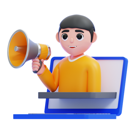 Advertising  3D Icon