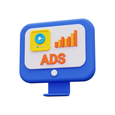 Advertising  3D Icon