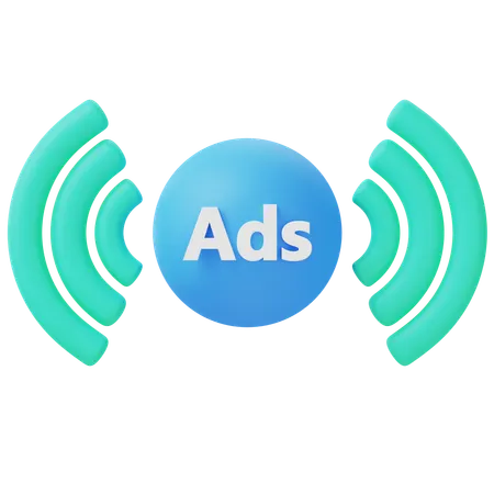 Advertising  3D Icon