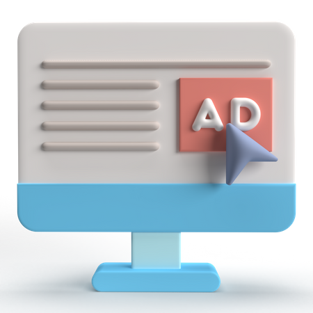 Advertising  3D Icon