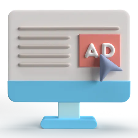 Advertising  3D Icon