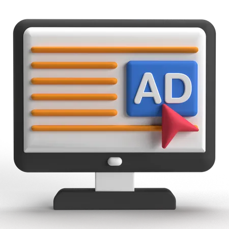 Advertising  3D Icon