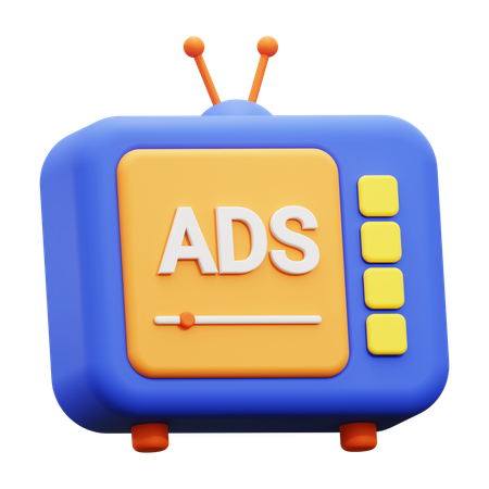 Advertising  3D Icon