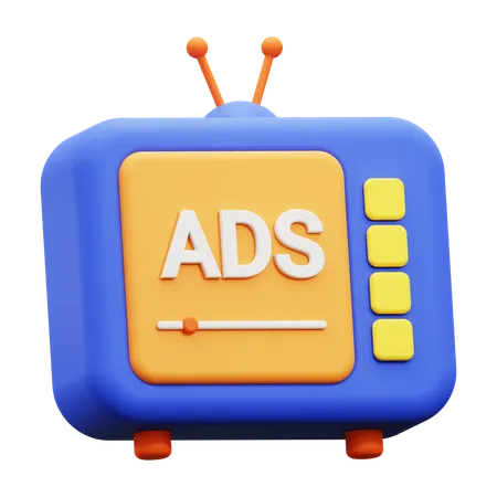 Advertising  3D Icon