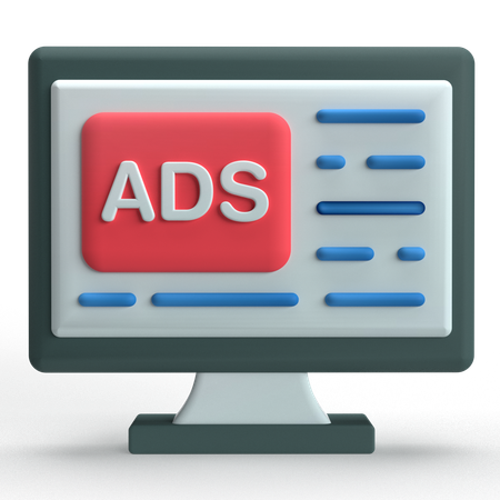 Advertising  3D Icon