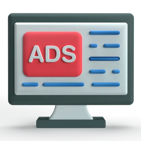Advertising  3D Icon
