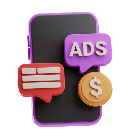 Advertising  3D Icon