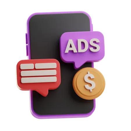 Advertising  3D Icon