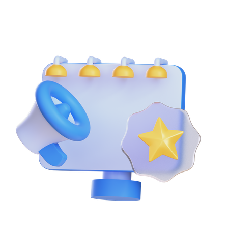 Advertising  3D Icon
