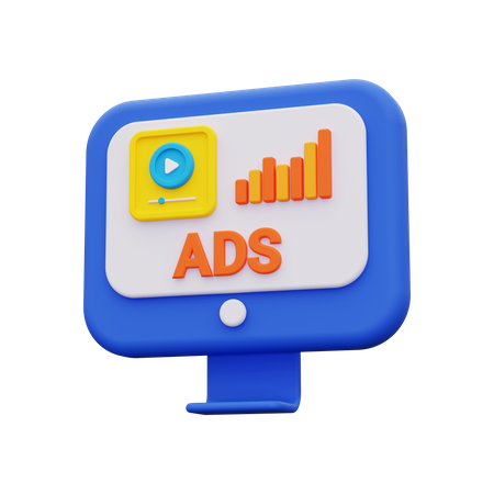 Advertising 3D Icon