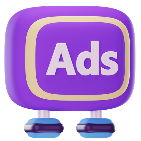 Advertising Board  3D Icon