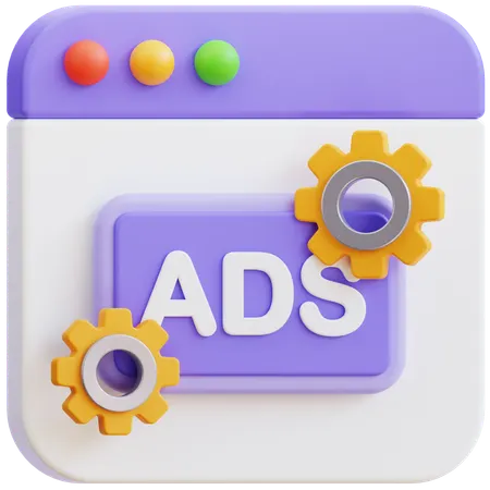 Advertising Management  3D Icon