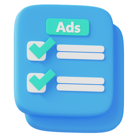 Advertising News  3D Icon