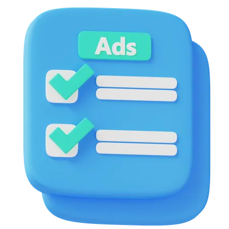 Advertising News  3D Icon