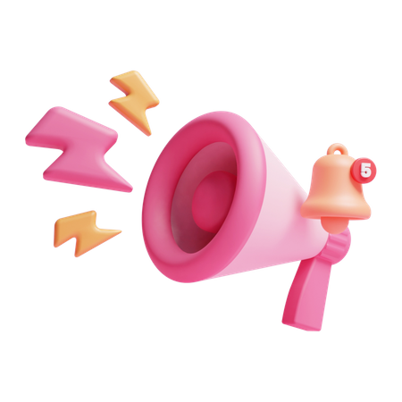 Advertising Notification  3D Icon