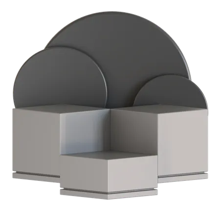 Advertising Podium  3D Icon