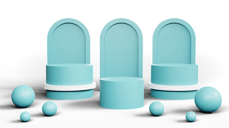 Advertising Podium  3D Icon