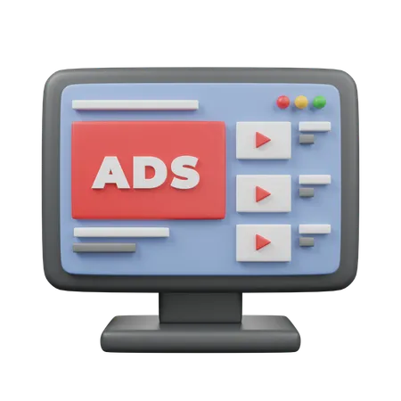 広告ビデオ  3D Icon