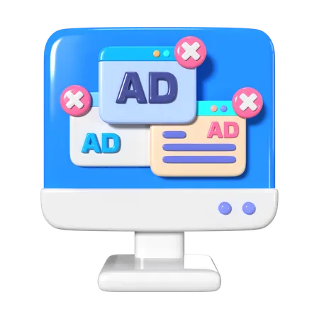 This Is Adware 3 D Render Illustration Icon It Comes As A High Resolution PNG File Isolated On A Transparent Background The Available 3 D Model File Formats Include BLEND OBJ FBX And GLTF 3D Icon